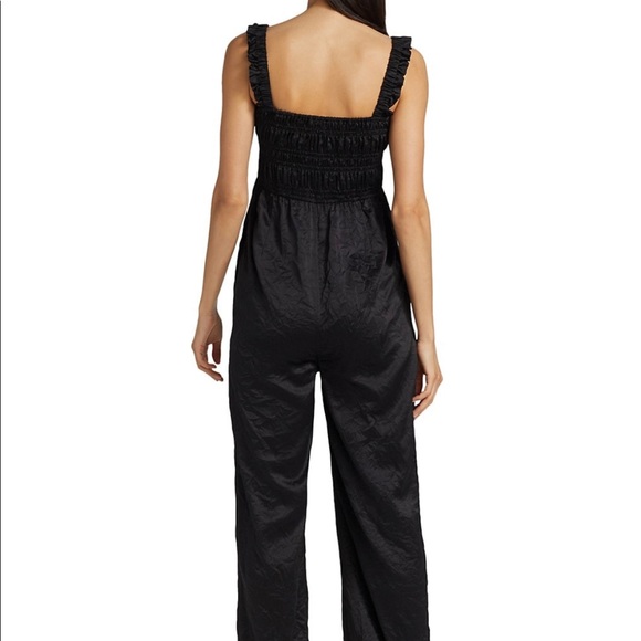 GANNI Crinkled Satin Jumpsuit EUC - Picture 4 of 8
